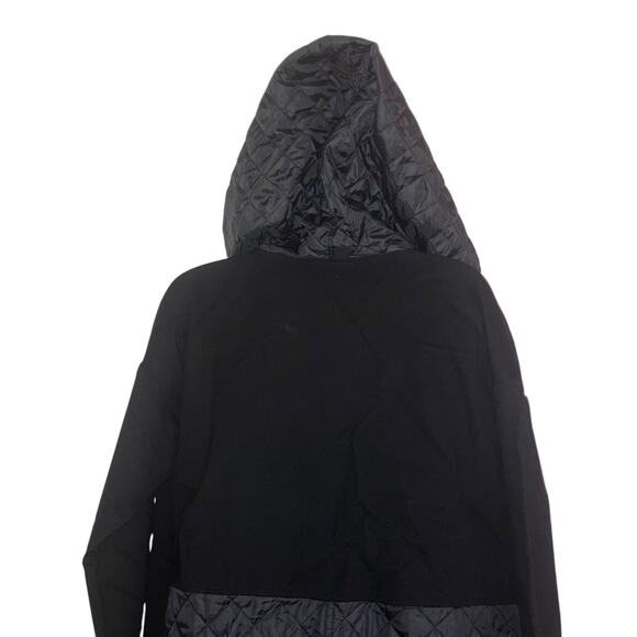 Joseph Ribkoff Black Quilted Open Cover-up Jacket-size 8 - Picture 3 of 15